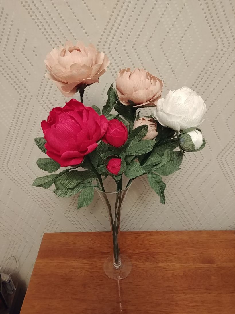 My project in Paper Flower Craft Techniques course 0