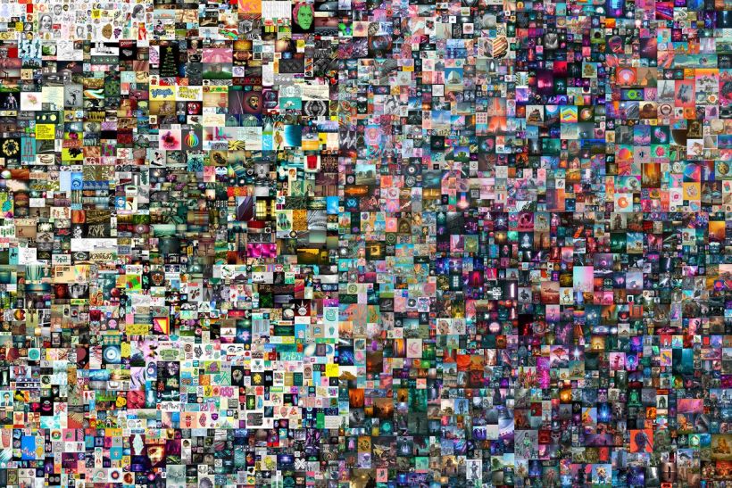 Collage de Beeple, 'Everydays: The First 5000 Days', vendido por 69 millones de dólares.