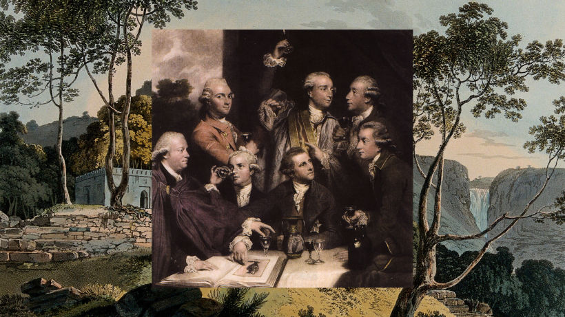Portrait of the Society of Dilettanti, by Joshua Reynolds (1777- 1779).
