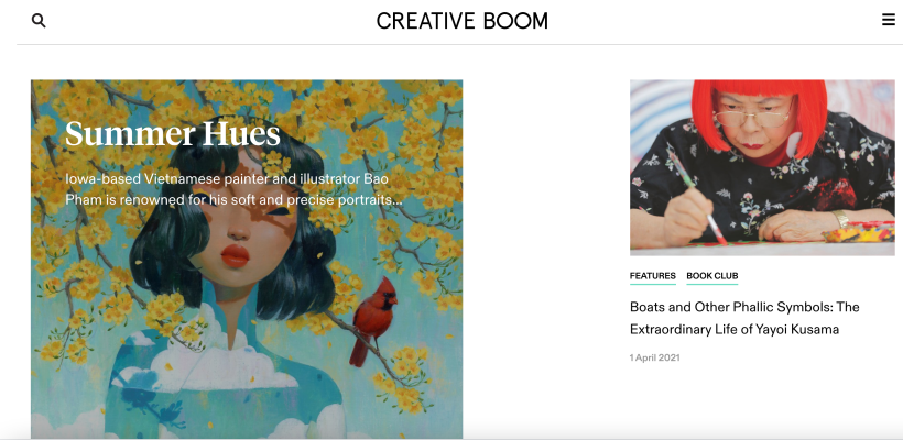 Creative Boom es una newsletter sobre creatividad.