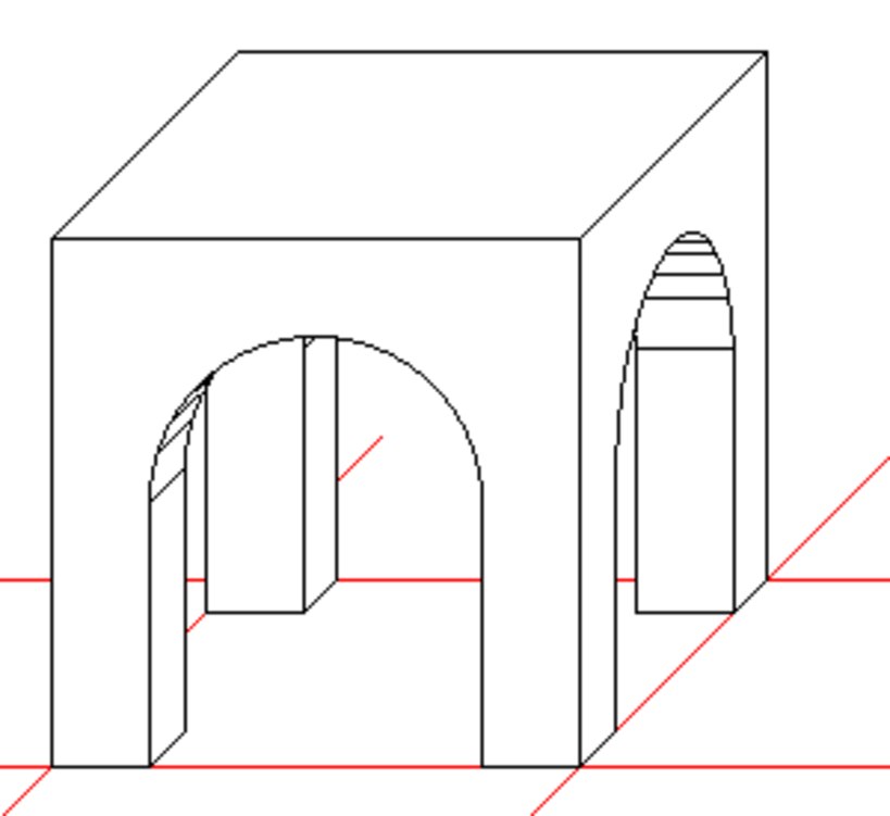 When we use two vanishing points it is also called oblique perspective.