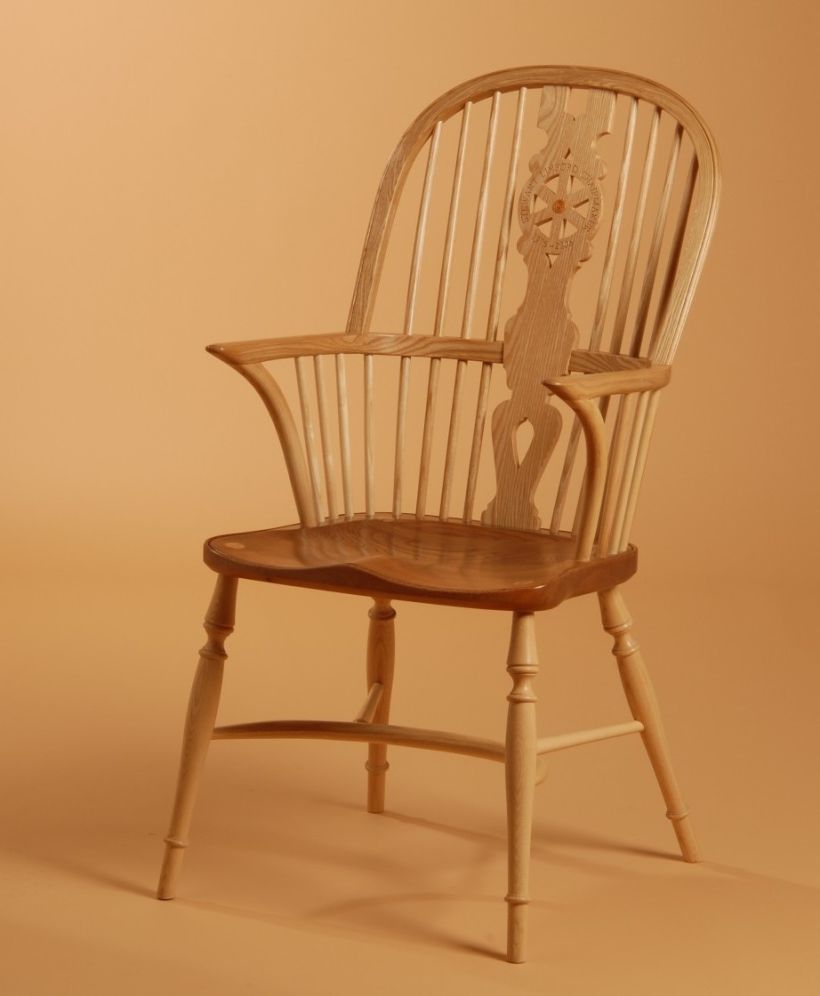 Wheelback Windsor Armchair by Stewart Linford.