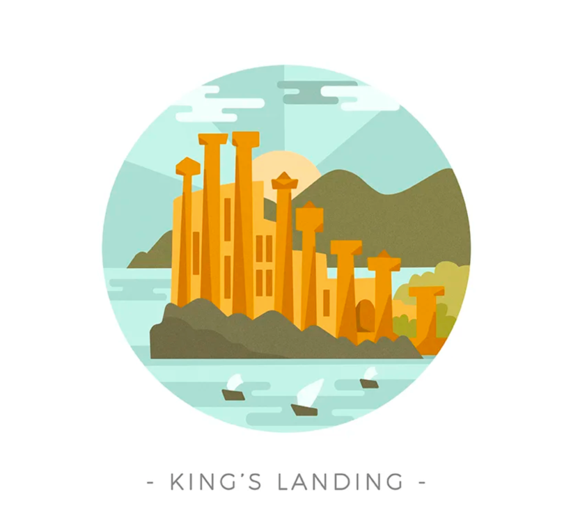 Silhueta de King's Landing, por Lucía Gómez Alcaide