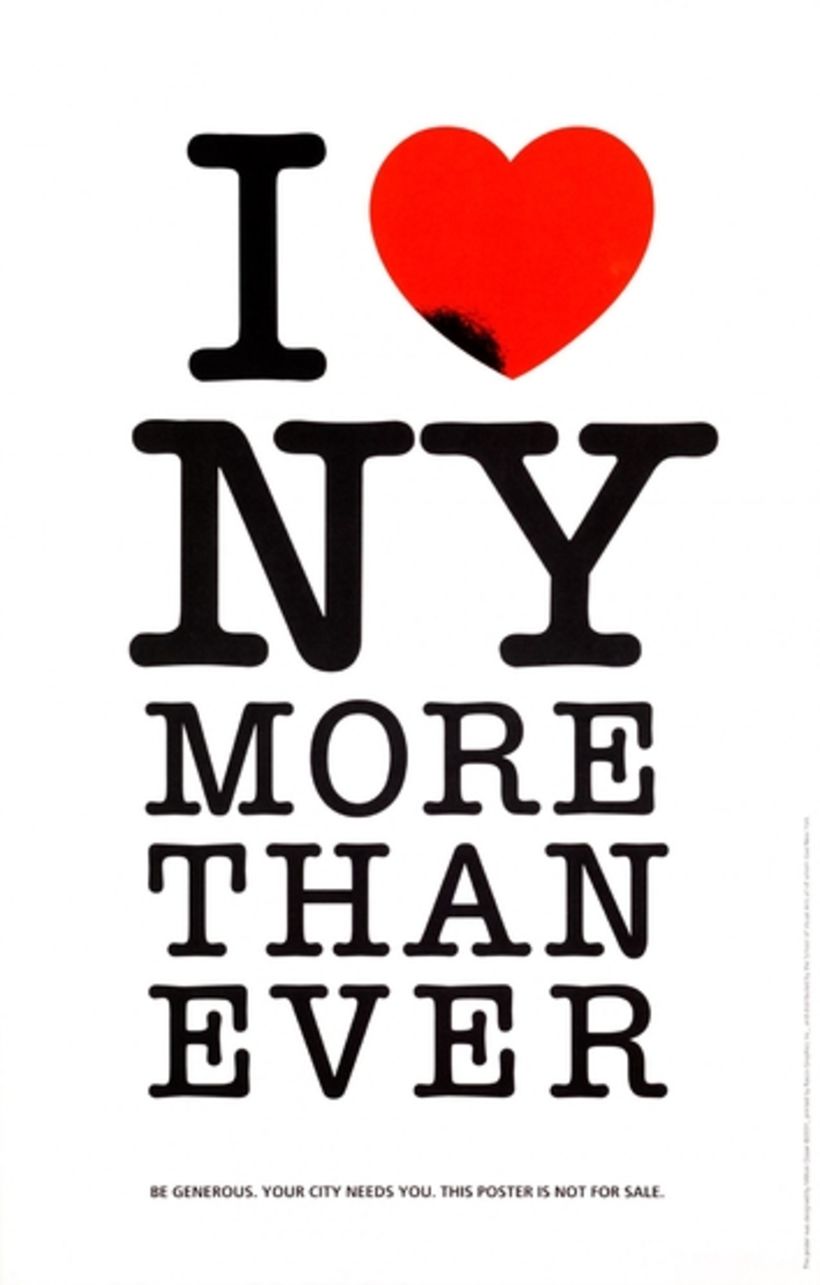 'I Love NY More Than Ever', 2001.