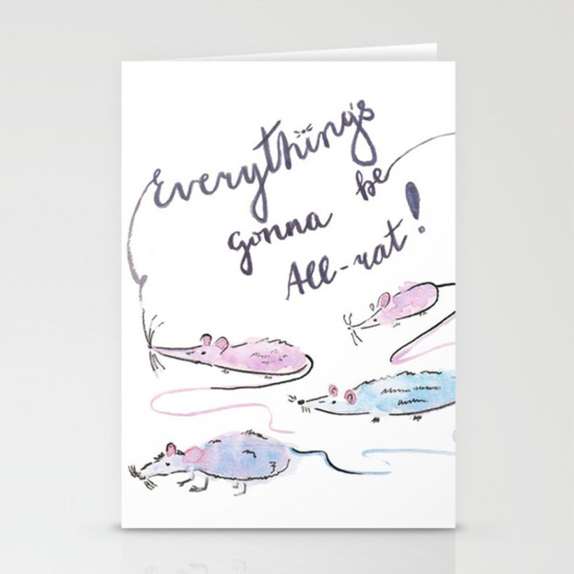 "Animals say" product and cards illustrations 3