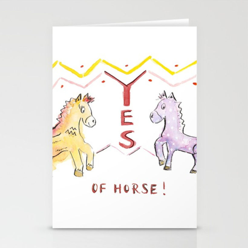 "Animals say" product and cards illustrations 5
