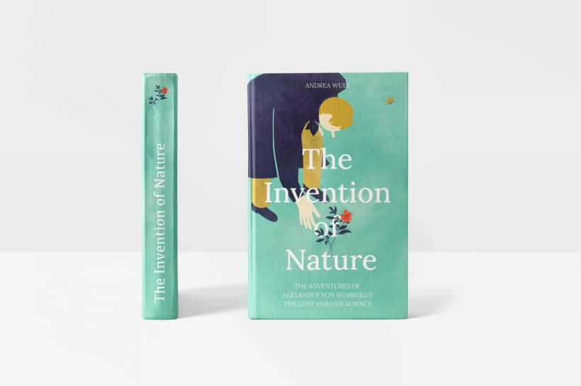 Rediseño de portada para "The Invention of Nature: The Adventures of Alexander von Humboldt, the Lost Hero of Science".