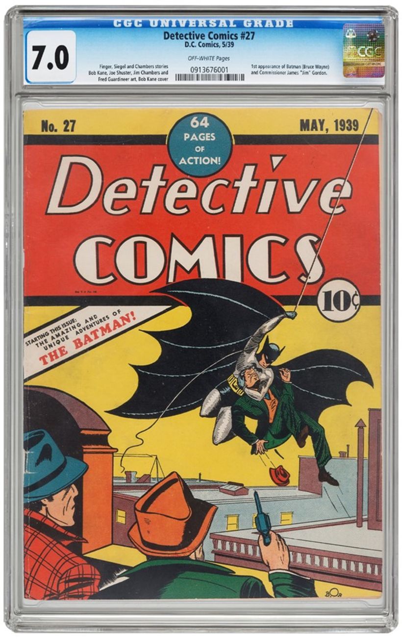 “Detective Comics” #27, con CGC 7,0.