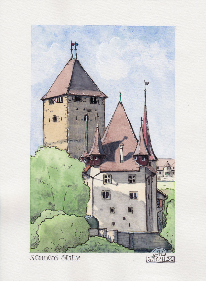 Third try: Castle "Spiez", Switzerland