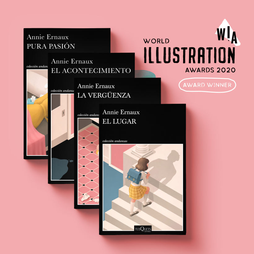  Laura Wächter ha sido premiadas en los World Illustration Awards por estas cuatro portadas.  
