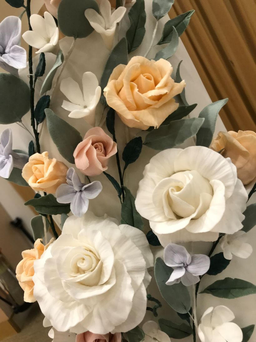 Enchanted Floral Wedding Cake  2
