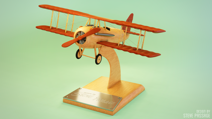 Avión de madera  1