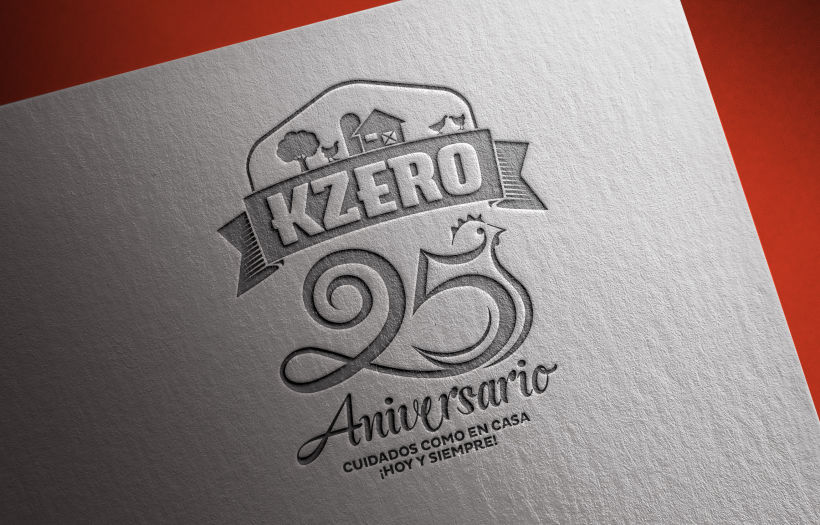 Marca  25 Aniversario Pollos Kzero - Rebrand  -  25th Anniversary Kzero 9