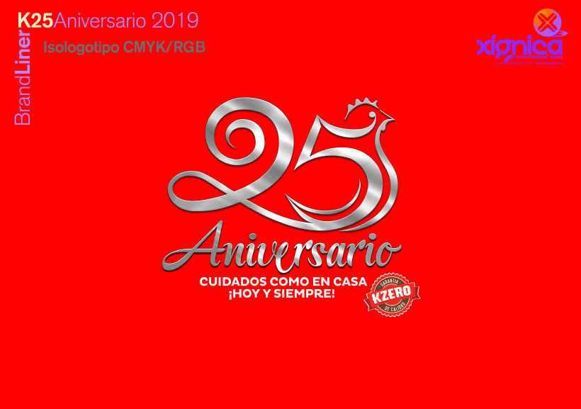 Marca  25 Aniversario Pollos Kzero - Rebrand  -  25th Anniversary Kzero 7