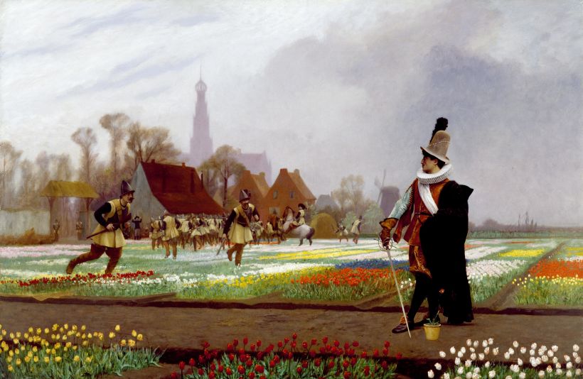 "La locura del tulipán" Jean Leon Gerome (1882)