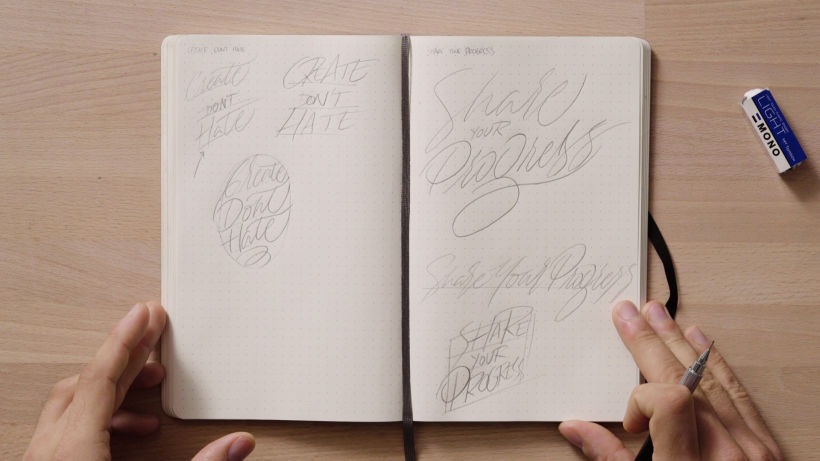 Hand Lettering Ideas For Your Sketchbook