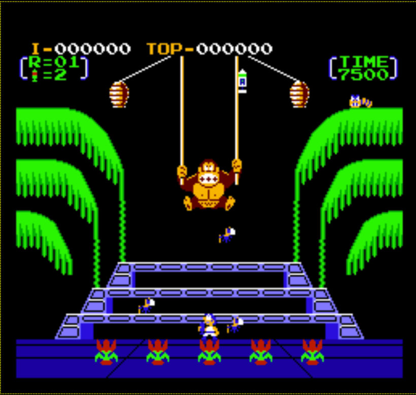 Donkey Kong 3. 1986. 