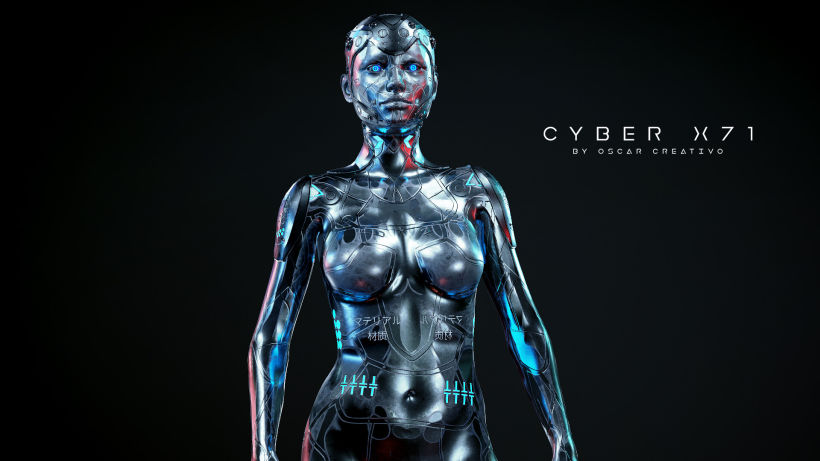 Cyber X71 Model free 3d - Zbrush By Oscar Creativo 4
