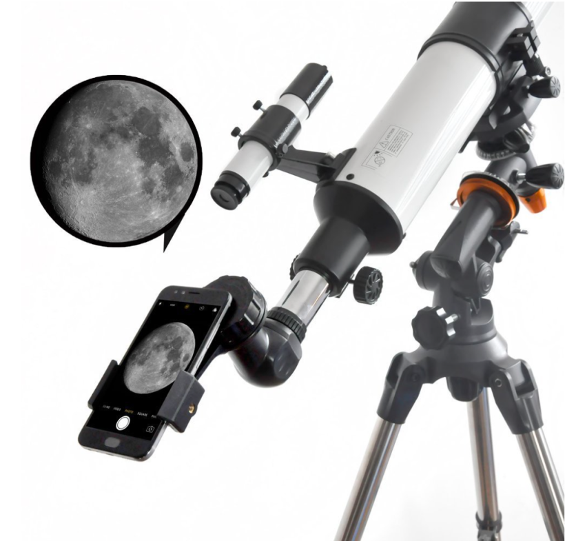 Existen adaptadores para tomar fotografías desde los telescopios.