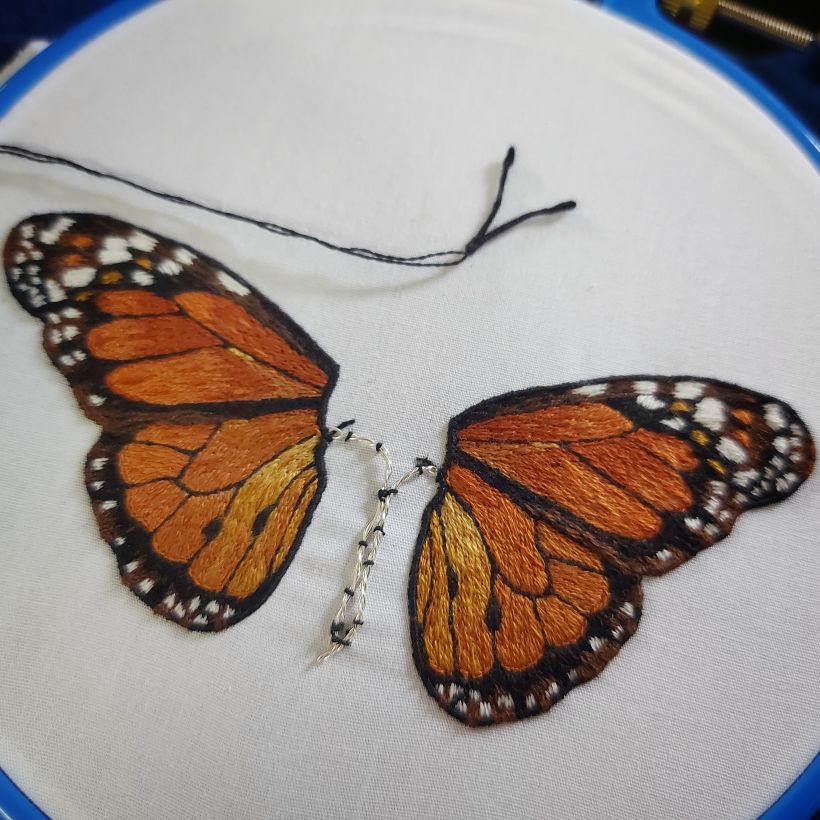My project in Realistic Embroidery Techniques course 4