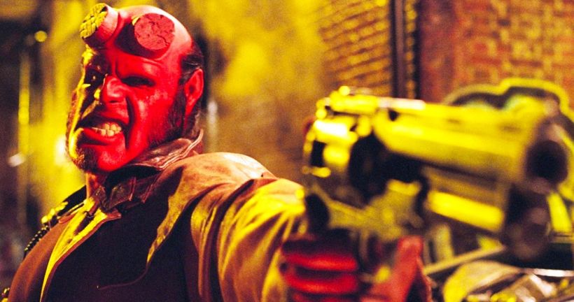 Hellboy, una película dirigida por Del Toro en 2004. 