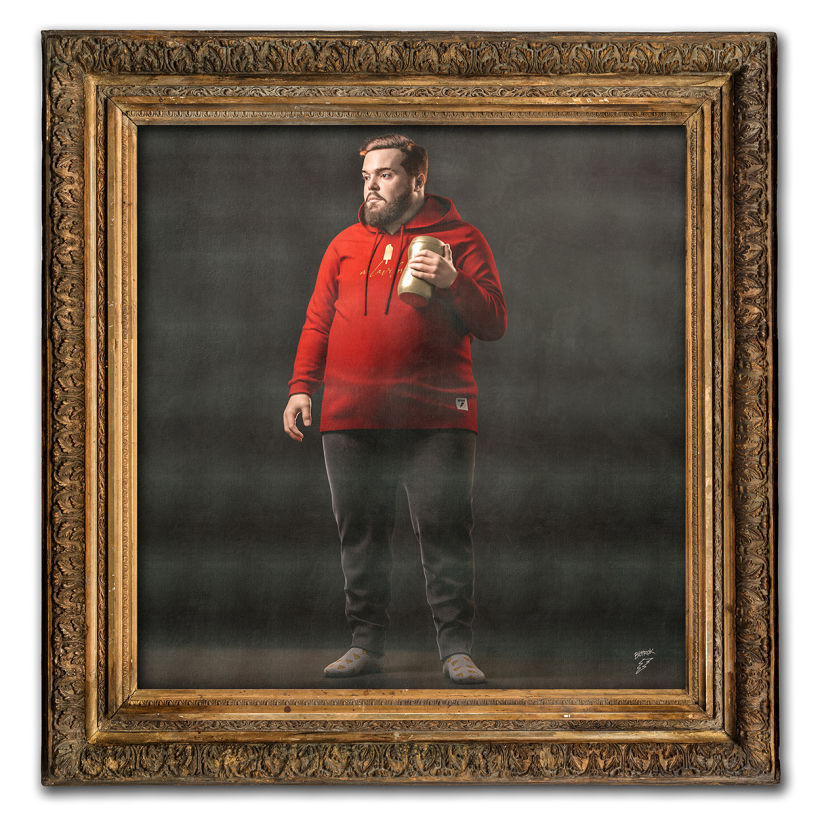 Ibai, el nuevo rey de España · Retratos hiperrealistas 3D 21