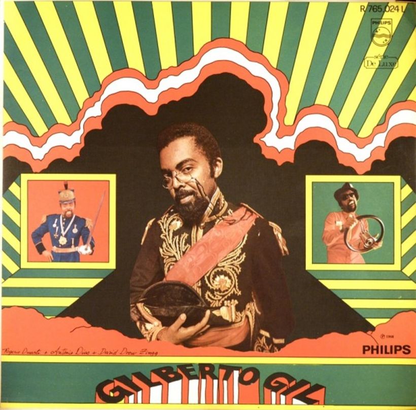 Portada del álbum de Gilberto Gil publicado en 1968, creada por Rogério Duarte.