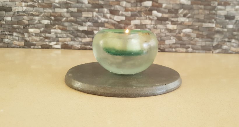 My project in Decorative Techniques with Concrete course 2