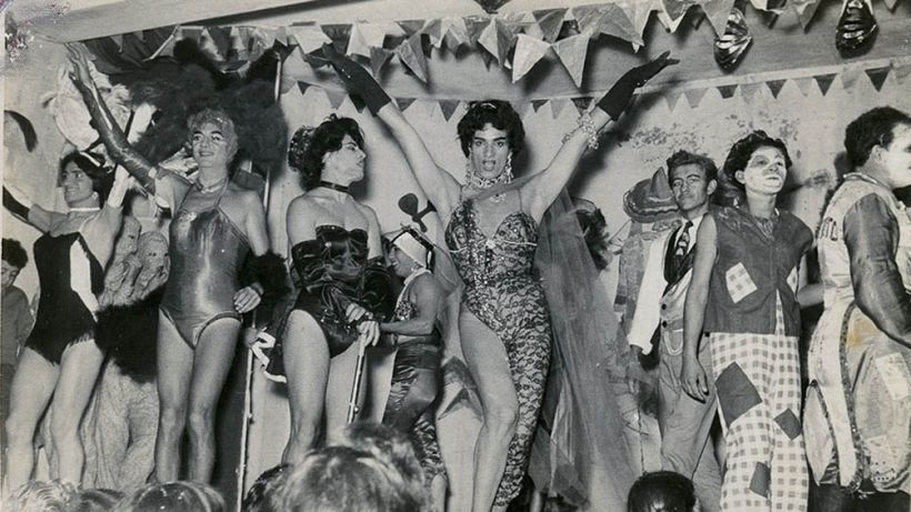 El carnaval significaba un espacio de tregua y libertad. Foto: Archivo de la Memoria Trans.