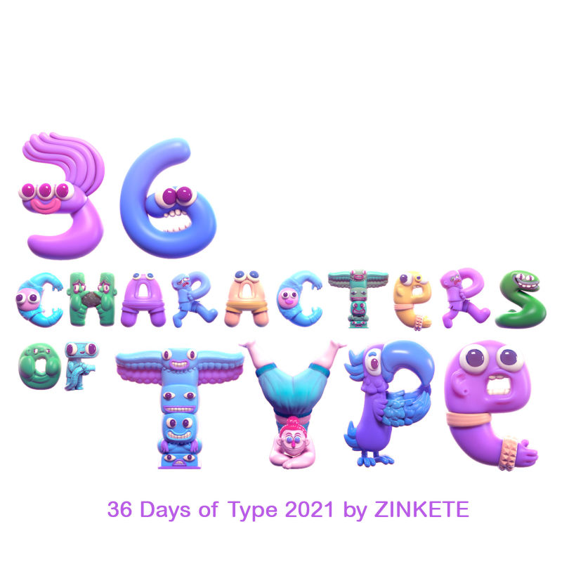36 characters of type 1