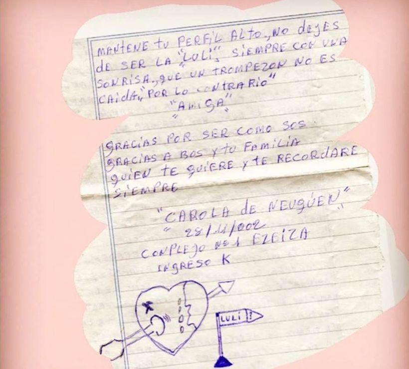 Letter to a girlfriend. Photo: Archivo de la Memoria Trans.
