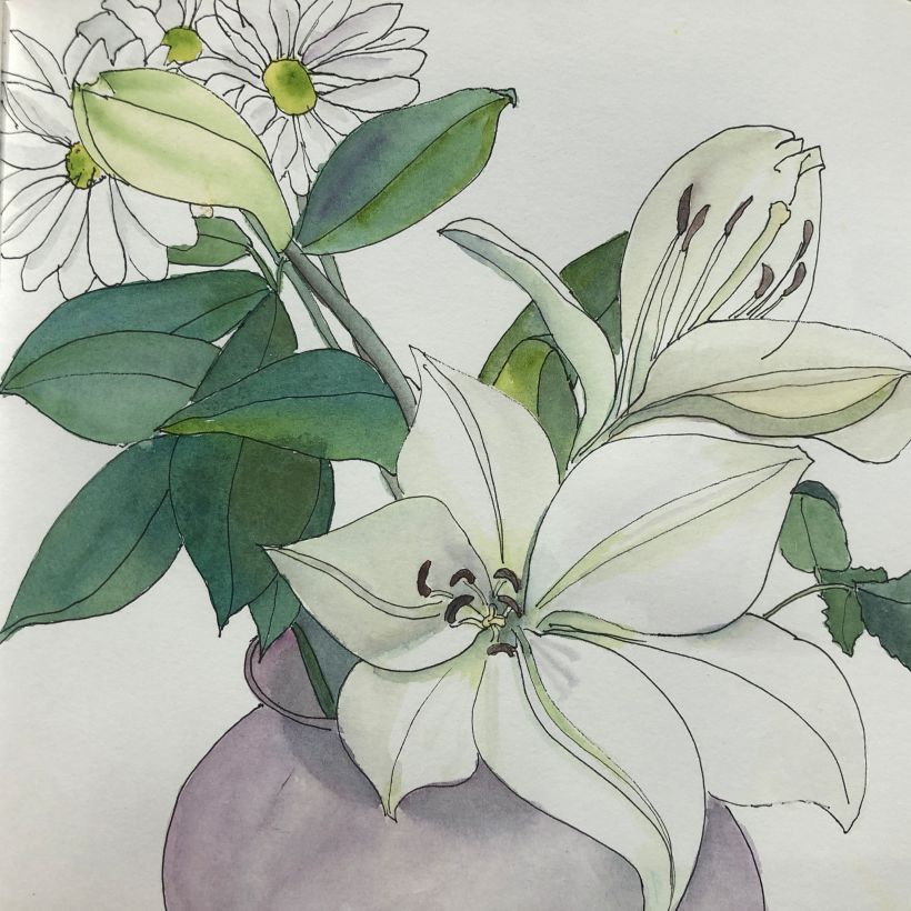 My project in Botanical Sketchbooking: A Meditative Approach course 9