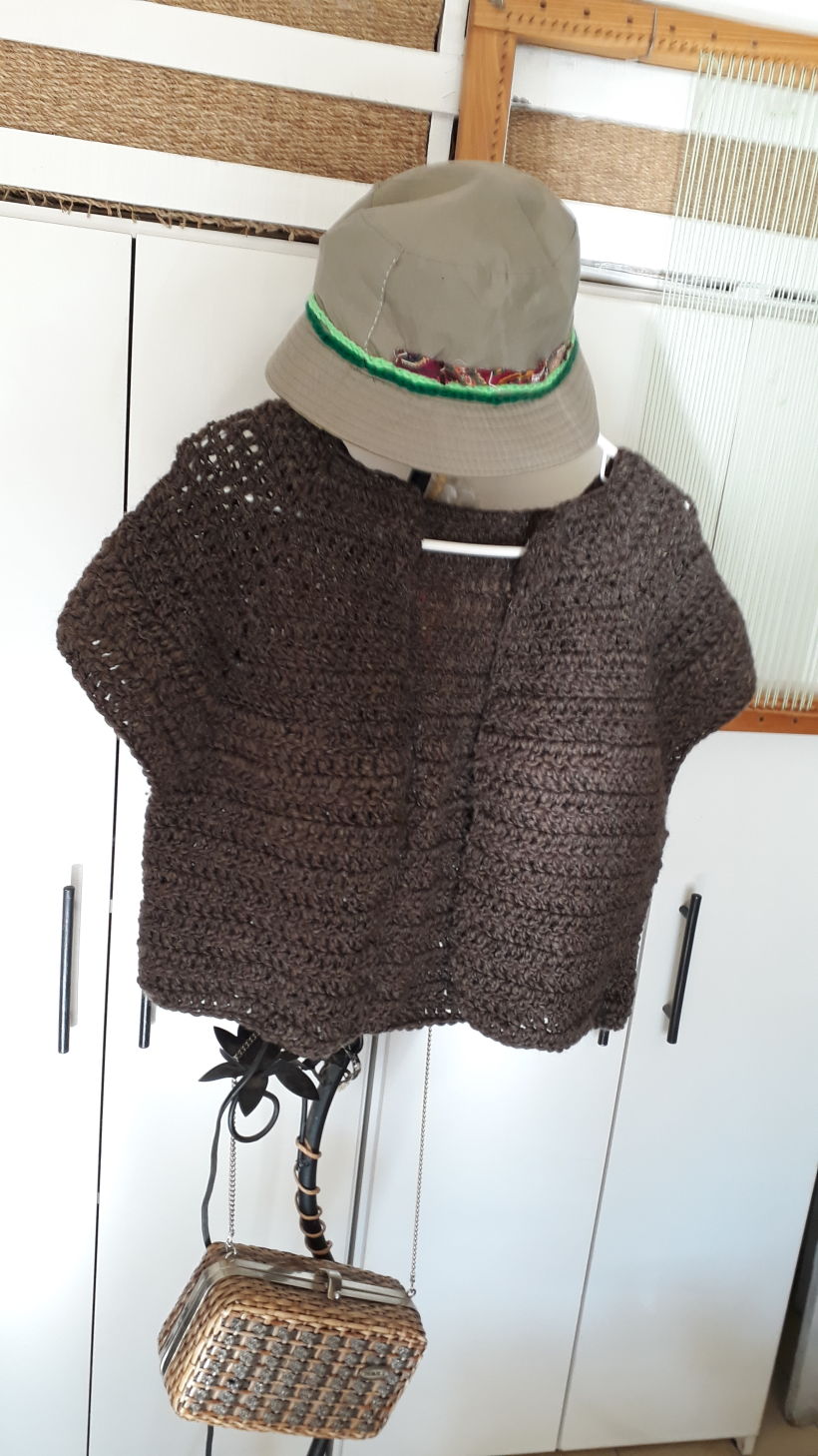 Mi Proyecto del curso:  Top-down: prendas a crochet de una sola pieza 1