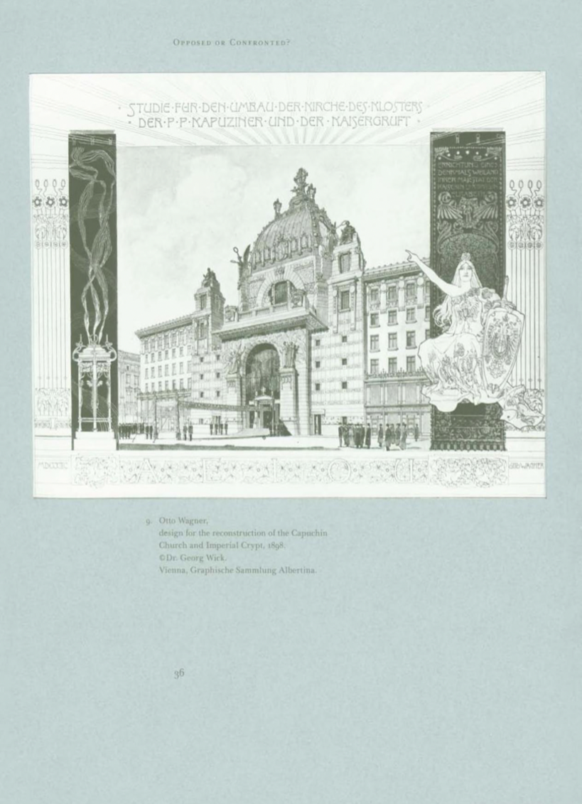 Edificios diseñados por Otto Wagner que se pueden ver en "Reflections on the Raiment of Modernity."
