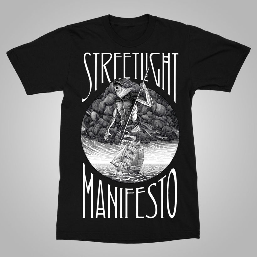 Streetlight Manifesto- Poseidon t-shirt 4