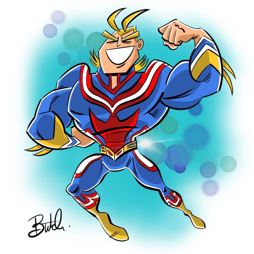Here is my version of 'All Might' from 'My Hero Academia!'