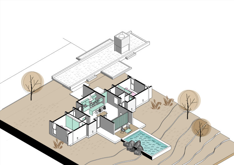 Mi Proyecto del curso: Ilustración digital de proyectos arquitectónicos 2