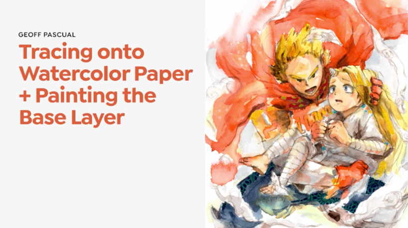 How To Trace Onto Watercolor Paper