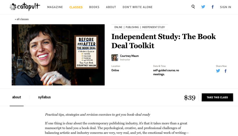 THE BOOK DEAL TOOLKIT at Catapult 1