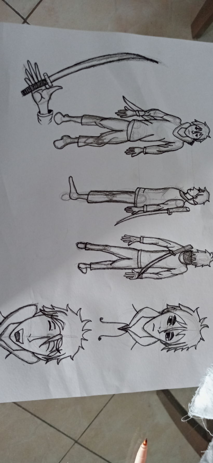 Meu projeto do curso: Desenho de personagens mangá do zero 1