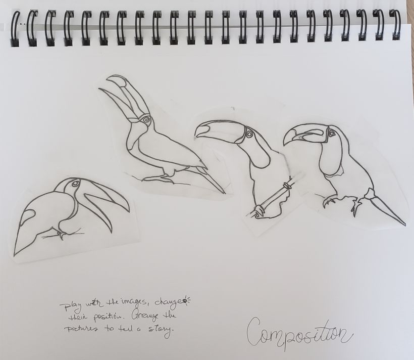 Mi Proyecto del curso: Acuarela artística para ilustración de aves 2