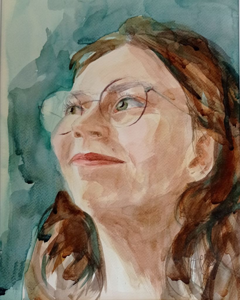 My project in Watercolor Portraits: Capture a Model's Personality course 5