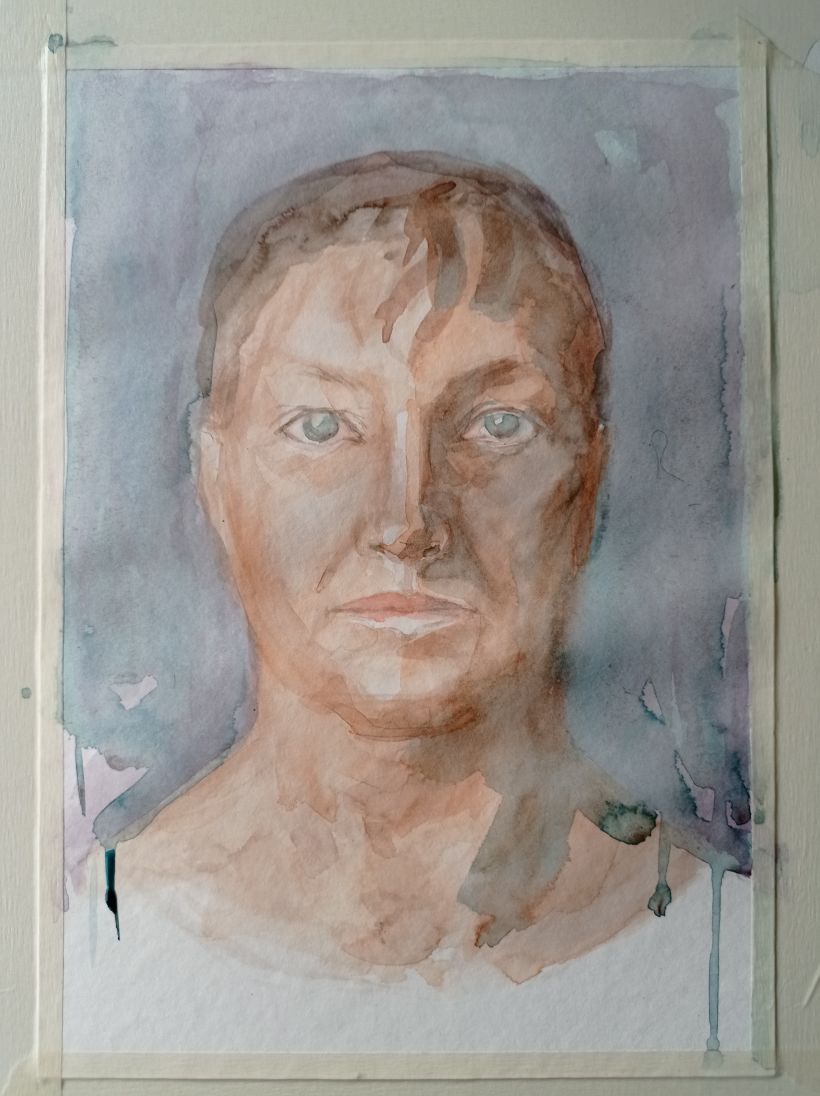 My project in Watercolor Portraits: Capture a Model's Personality course 10