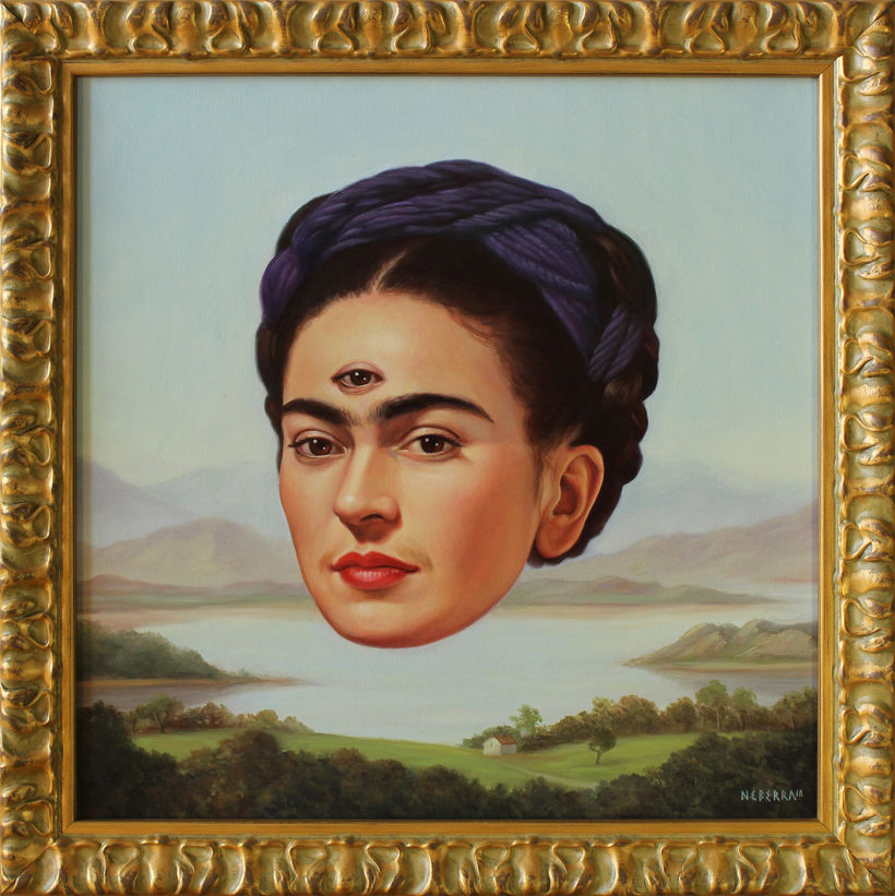 Frida, oil on canvas