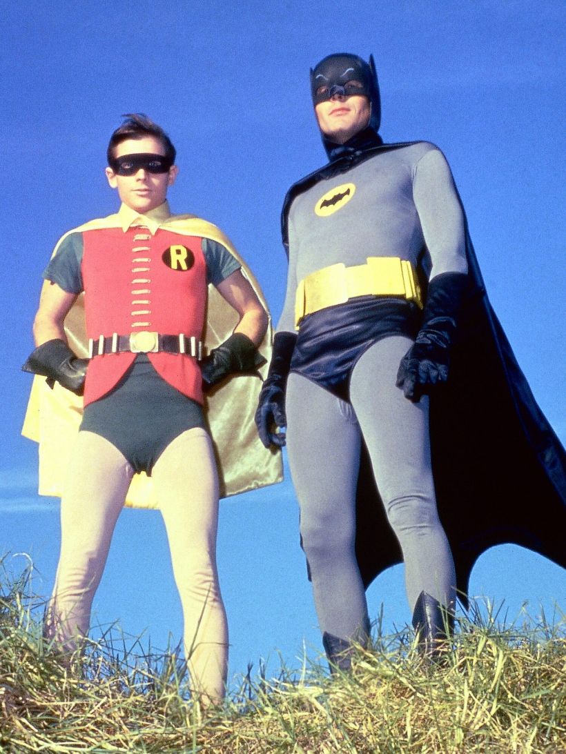 Batman and Robin by Adam West and Burt Ward.