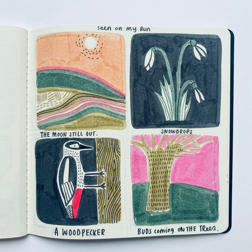 My project in Illustrated Life Journal: A Daily Mindful Practice course 3