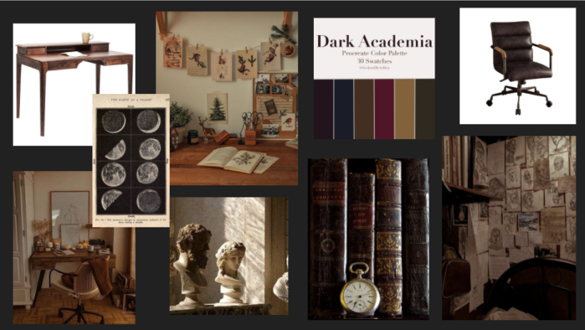 dark academia studio