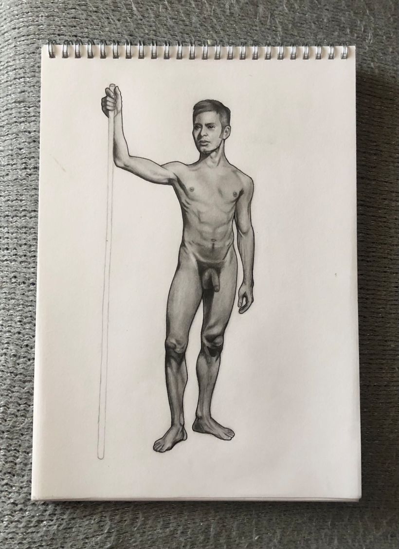 Mi Proyecto del curso: Dibujo realista de la figura humana 2