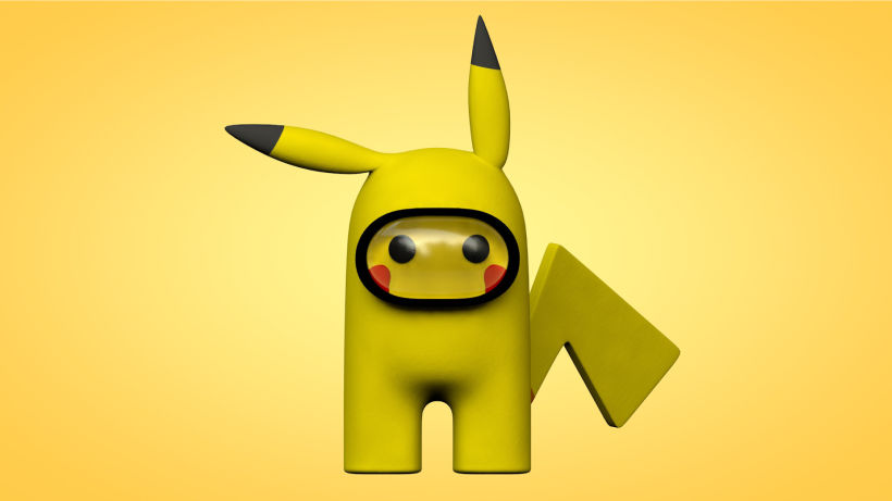FanArt] Among Us Pikachu on Behance