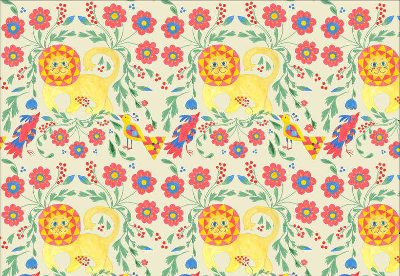 My project in Illustrated Pattern Design course 2